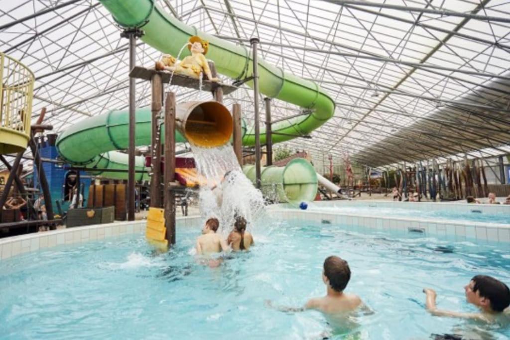 Chalet Te Huur Op *****Camping Terspegelt 4 Personen Eersel Bagian luar foto